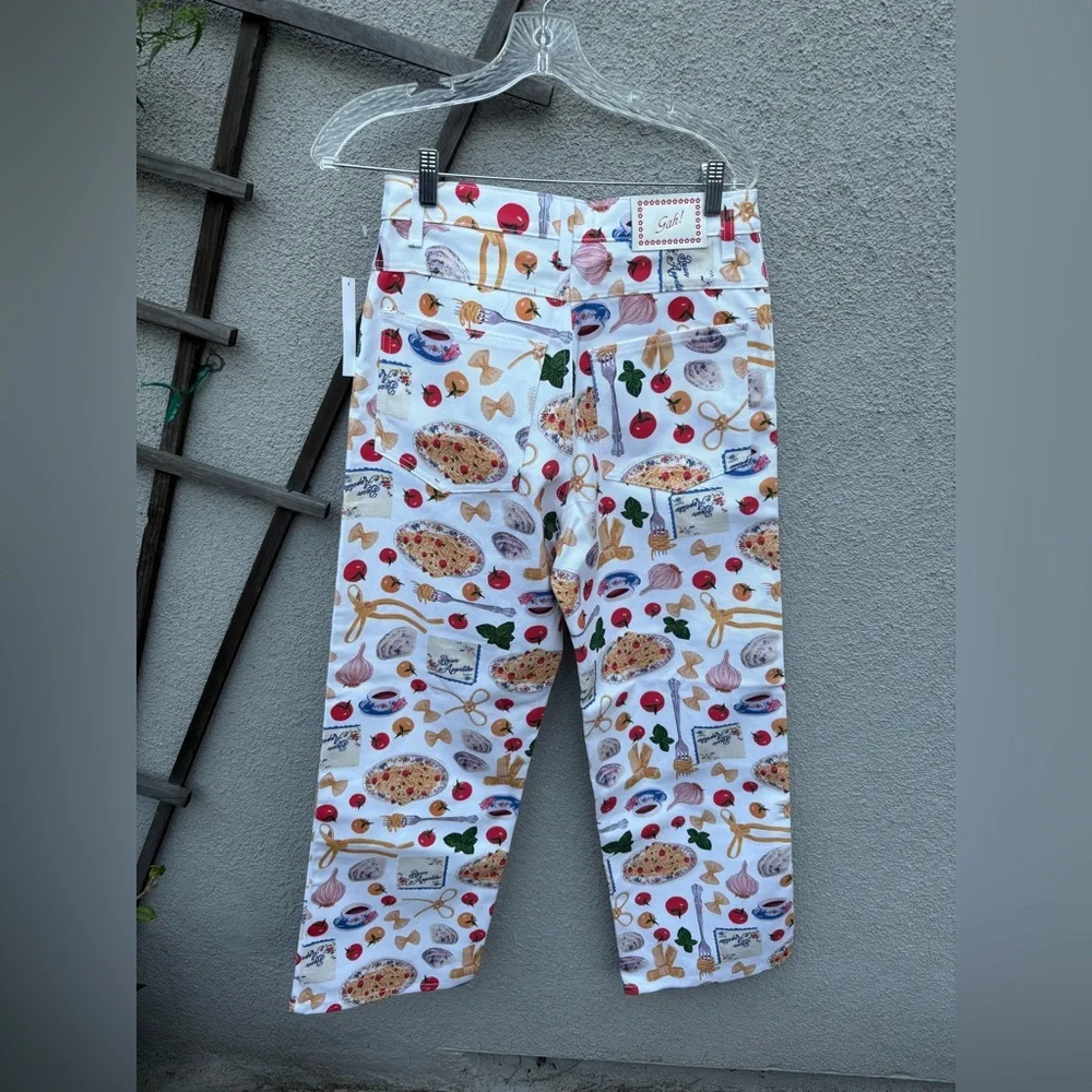 Lisa Says Gah White Pasta Buon Appetito Robyn Jeans New with Tags! - Picture 10 of 12